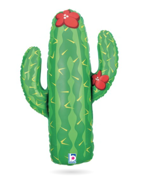 XXL Folienballon - Kaktus, Blumen - ø 104cm